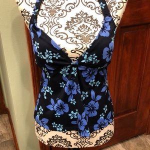 Liz Claiborne size 12 swim halter top
